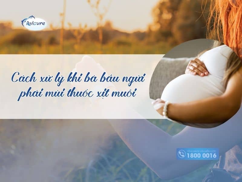 Cách xử lý khi bà bầu ngửi phải nhiều mùi thuốc xịt muỗi